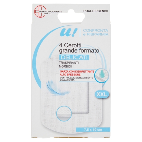 4 Cerotti Grande Formato Delicati U! Confronta e Risparmia